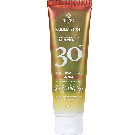 Protetor Solar Físico Mineral BioBio SUNNATURE FPS30