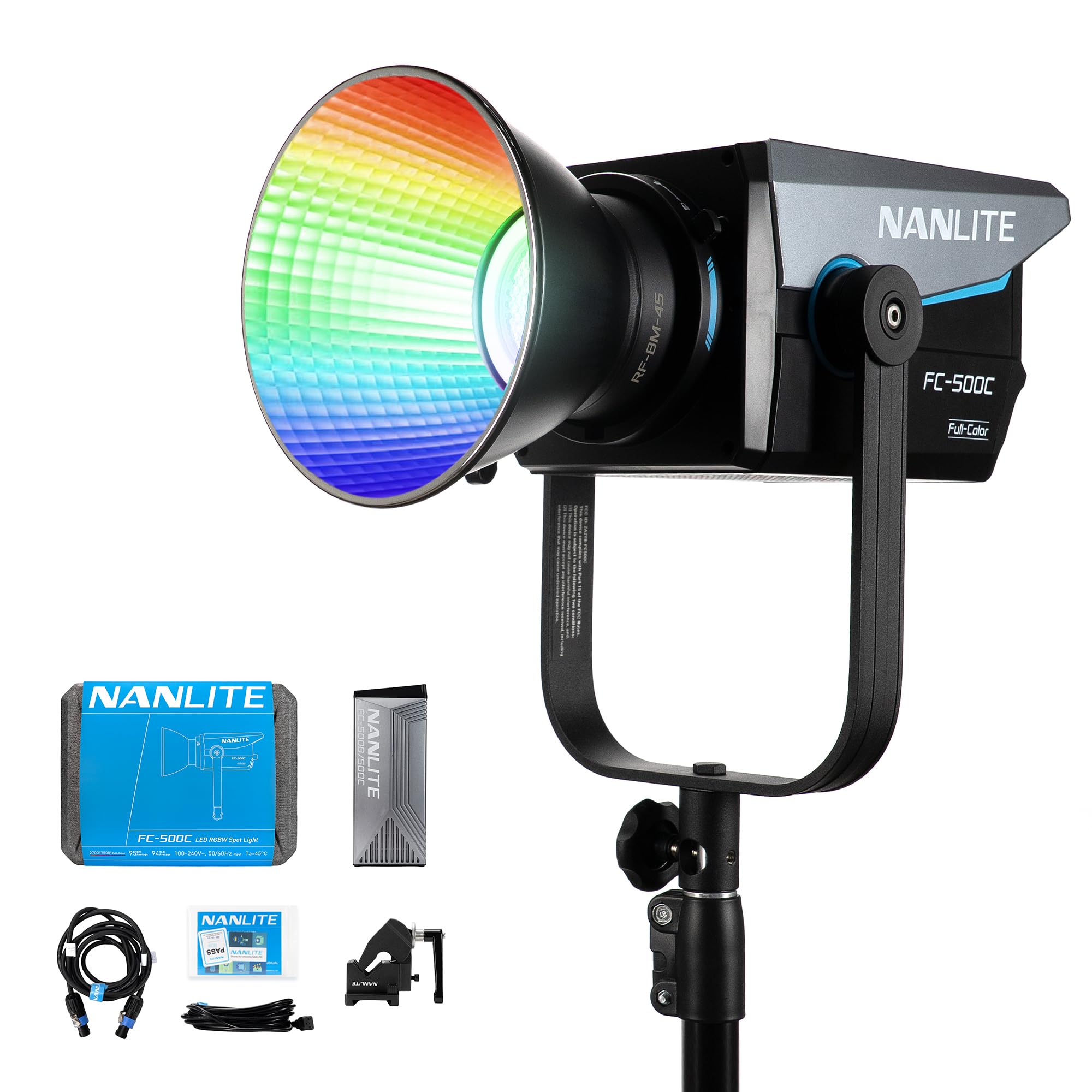 Amazon | NANLITE FC-500C RGB LEDビデオライト – アプリ&DMX