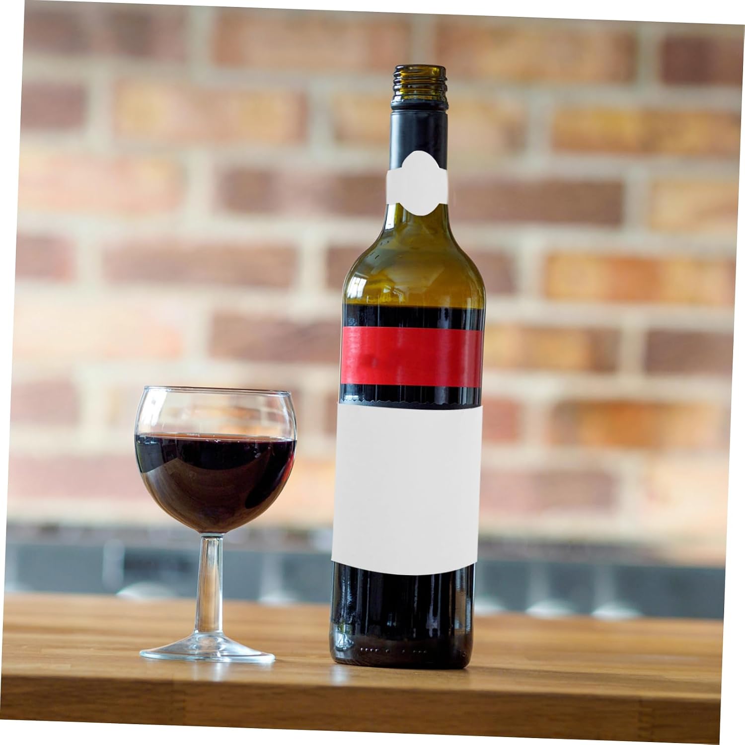 10sheets Diy Wine Bottle Labels Blank Sticker Wine Labels for Diy Wedding and Easy to Peel