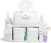 Vista 1 de Munchkin® Diaper Change Organizer, Green/white
