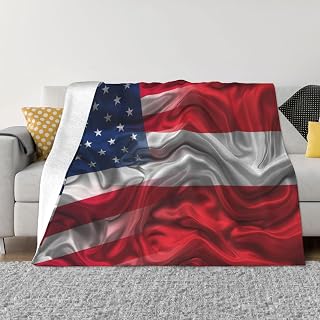 Personalized Design Vivid America Flag Austrian Austria Flag Blanket for Bed Sofa Couch Thick and Warm Soft Anti-Pilling Flannel Funny Blankets for All Seasons 50"X40"