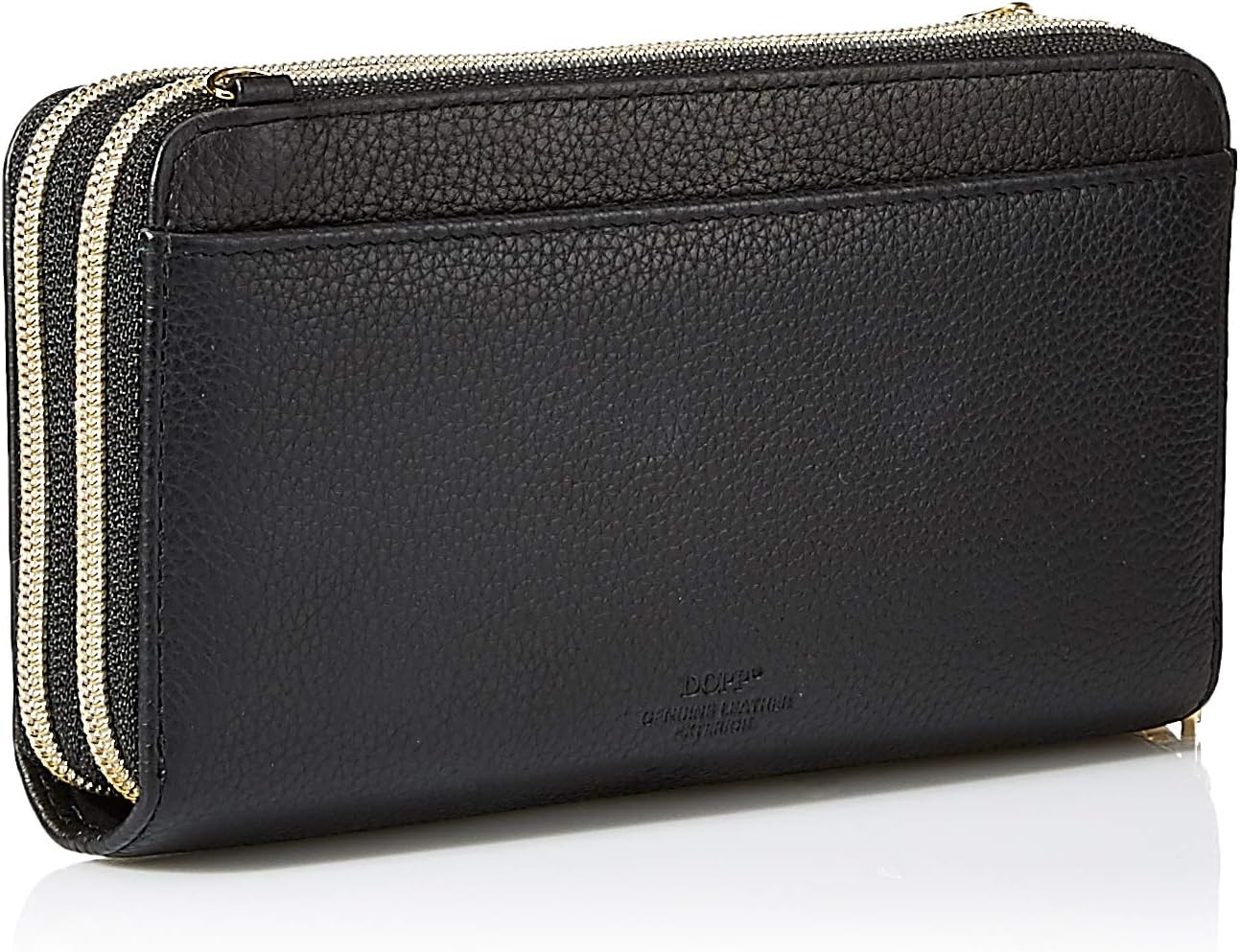 Buxton Dopp Ultimate Double Zip Organizer, Black,One Size