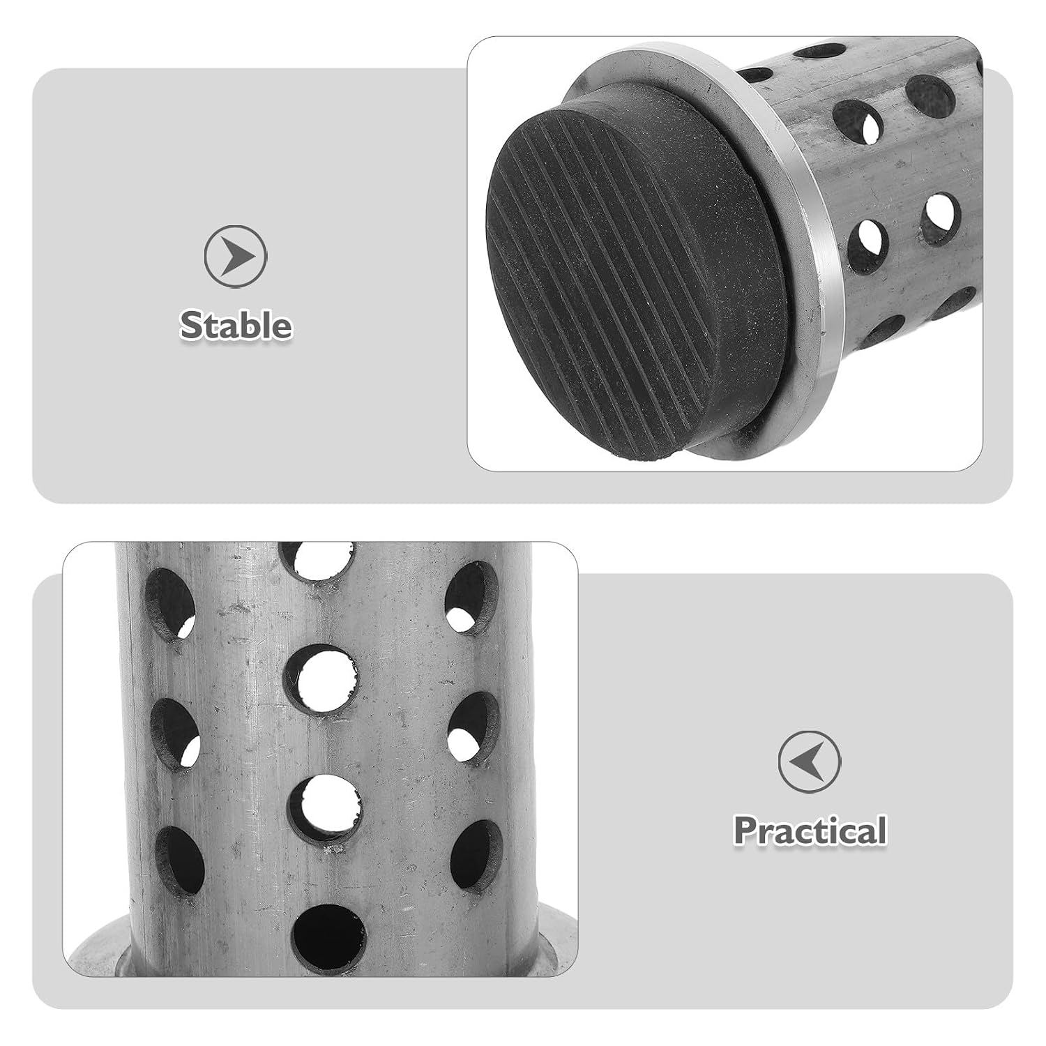 Stainless Steel Round Perforated Casting Flask 6x3 Inch Jewelry Tool