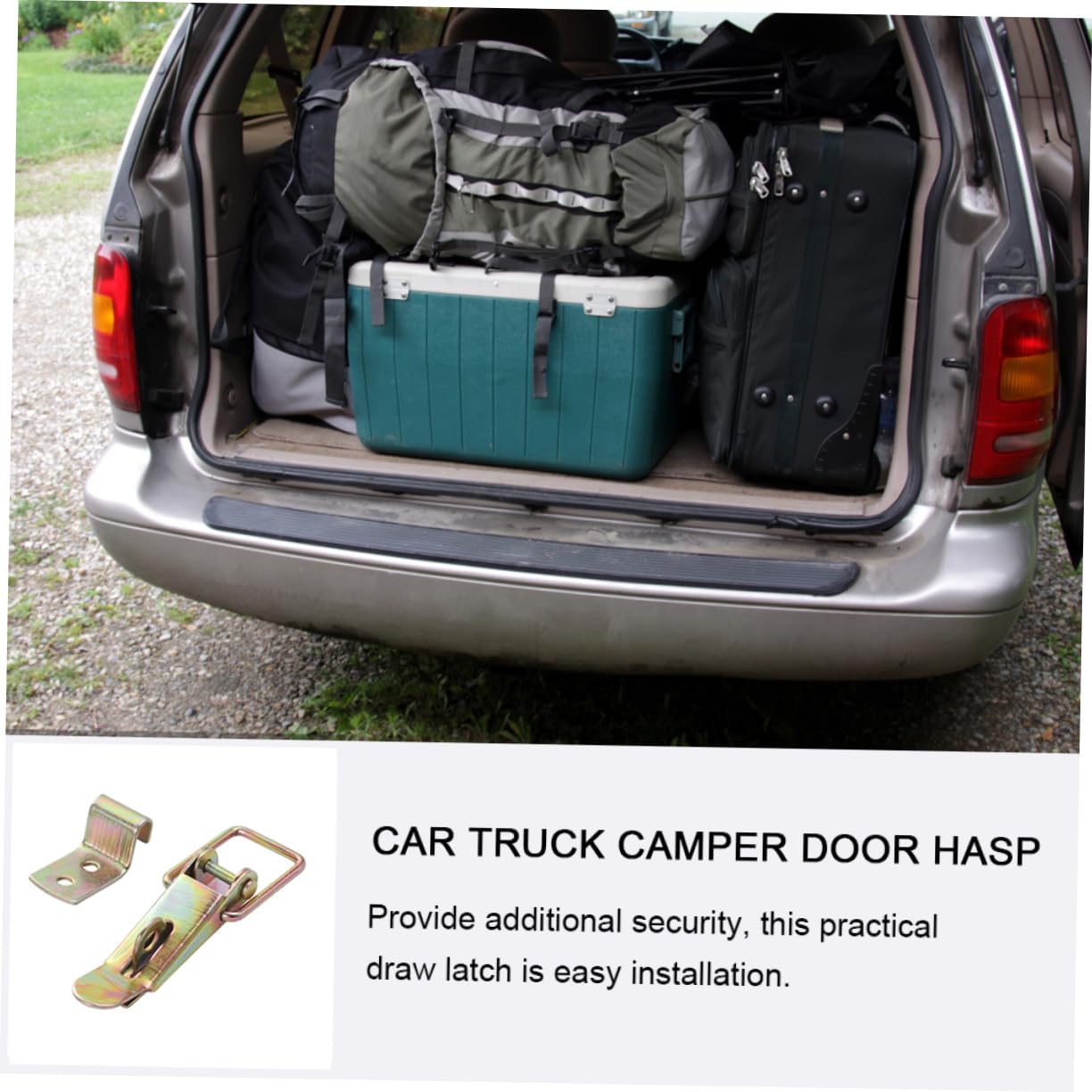 2 Sets Draw Latch Hold Down Hasp for Carriage