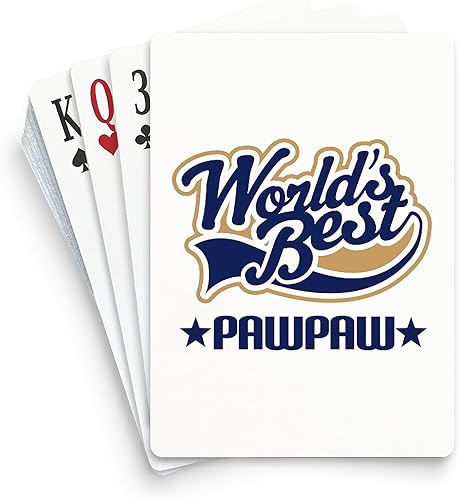 CafePress Worlds Best Pawpaw Standard Size Playing Cards