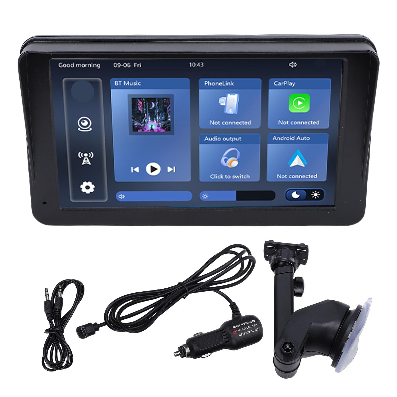 Autoradio portatile CarPlay con facile installazione e interfaccia facile da usare per viaggiatori intelligenti