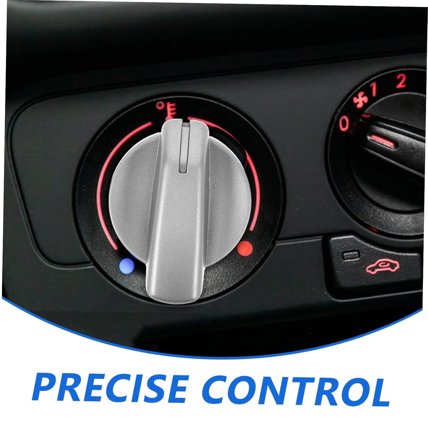 Car Air Conditioning Control Knob Easy Installation Replacement Knob for Temperature Control and Interior Aesthetics