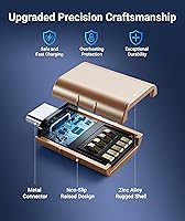 Vista 2 de Syntech Adaptador USB C a USB 2 unidades USB C macho a USB 3 hembra compatible con iPhone 17 Pro Max iMac iPad miniPro 2021 MacBook Pro Air 2024