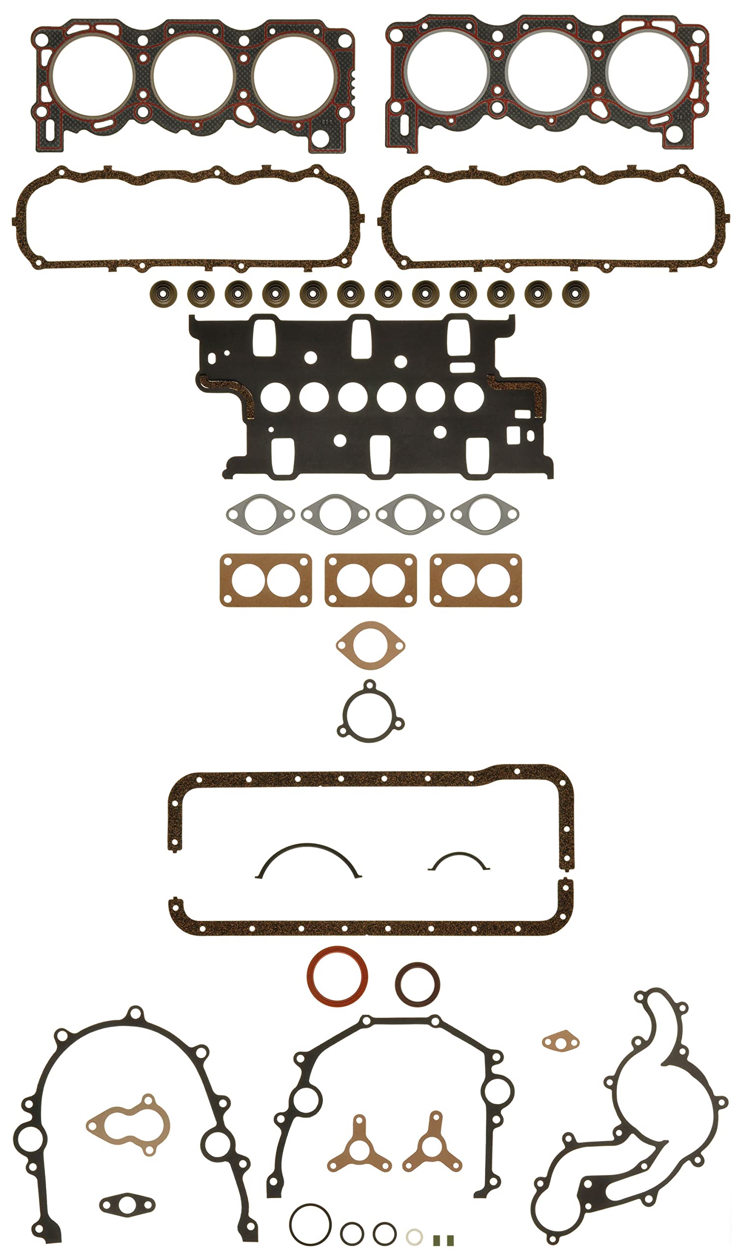 AJUSA 50033100 Kit guarnizioni motore con guarnizione testata con guarnizione tenuta stelo valvola