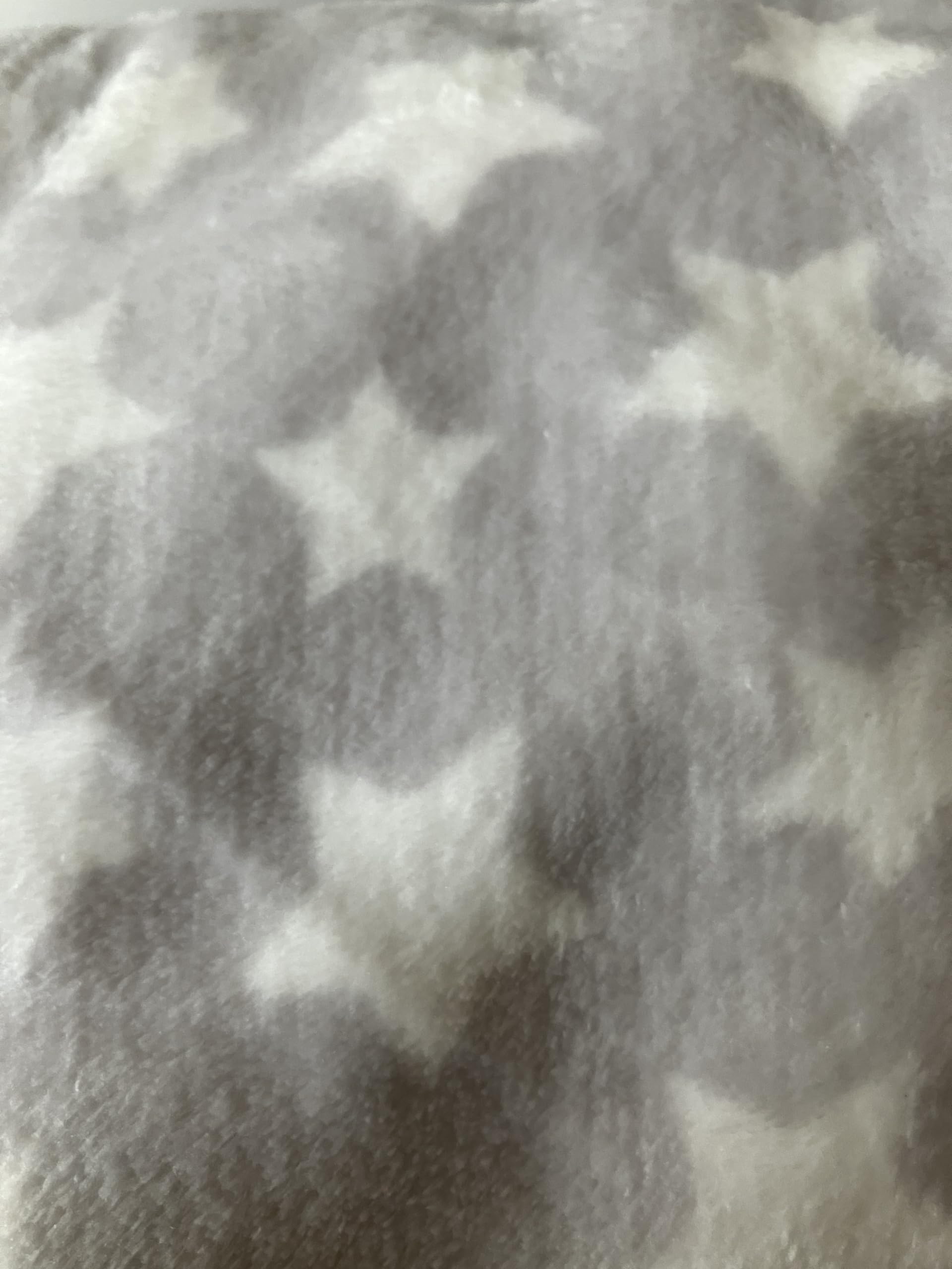 ELF FUN CLUB Star Blanket Soft Fleece 70 x 100 cm Baby Blanket (Neutral)