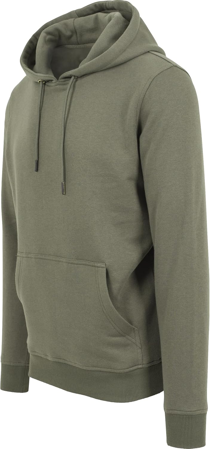 Urban Classics Mens Hoody TB1592 Basic Sweat Hoody Color: Olive in Size: XX-Large