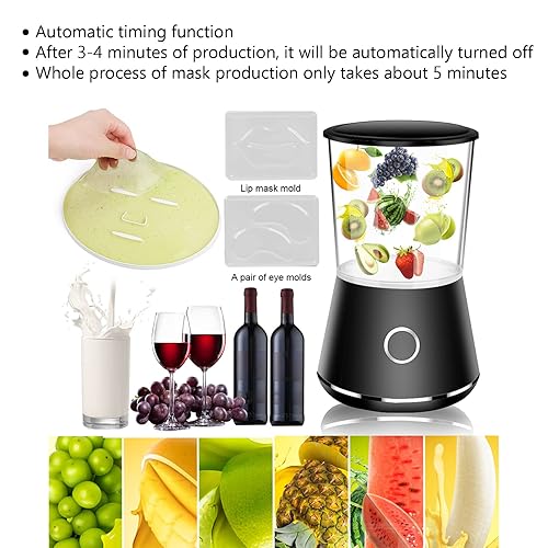 Miniatura 6 de Máquina para fabricar mascarillas faciales, máquina de mascarilla con molde de máscara, tratamiento facial, mascarilla de frutas y verduras DIY,