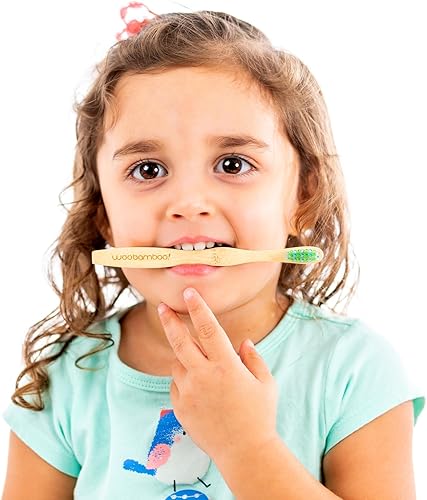 Miniatura 6 de Woobamboo Cepillo de dientes para niños súper suave, (paquete de 6)