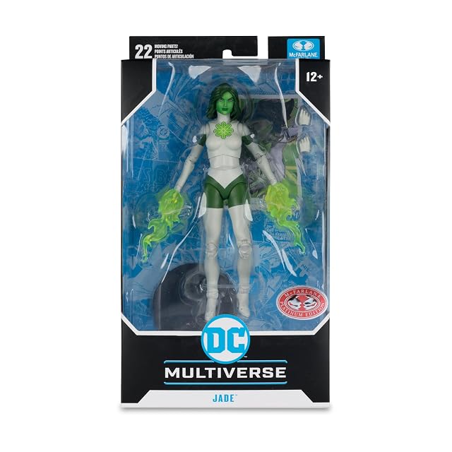 Foto 6 de 8 de McFarlane Toys DC Multiverse Green Lantern Corps Figura de acción exclusiva de 7 pulgadas, rojo jade platino