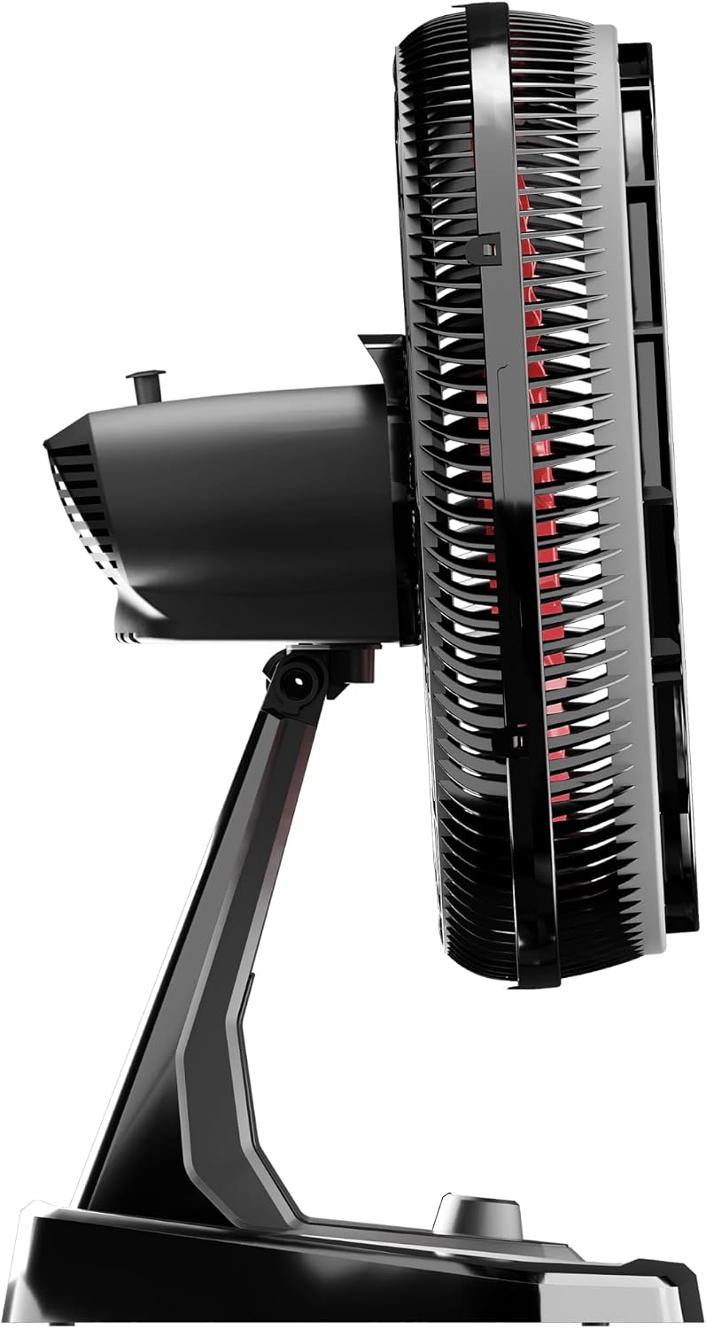 POLISHOP Ventilador de Mesa e Parede 2 em 1 180W com 8 Pás e 3 Velocidades (110, Volts)