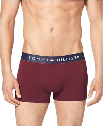 Amazon.com: tommy hilfiger Men 's Nadal algodón Flex Trunks, L, Ruibarbo :  Ropa, Zapatos y Joyería