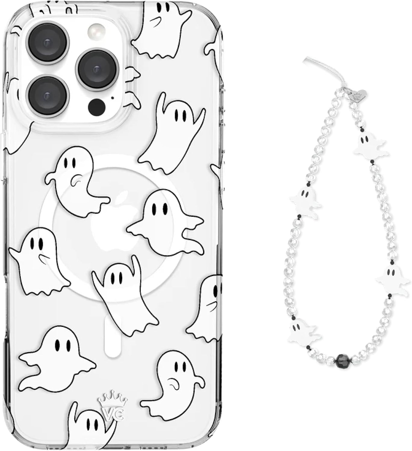 VELVET CAVIAR Phone Charm + 16 Pro Max Case (Bundle - Ghosted Clear)