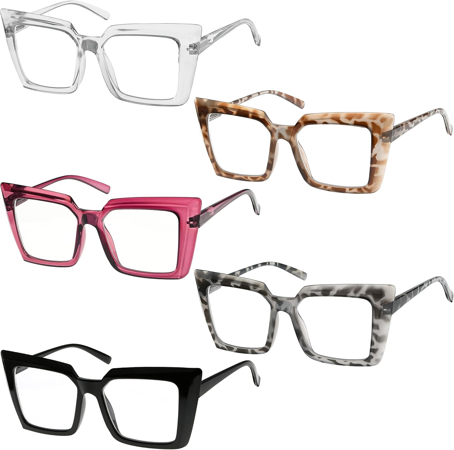 Eyekepper Oversized Reading Glasses for Women Fashion Readers
