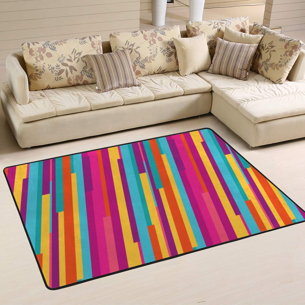 Tapis ovale facile à nettoyer Ruchen pour protéger le sol de la salle à manger