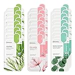 Mediheal Sheet Mask Essential HERO 30 Pack (Collagen, Tea Tree, Madecassoside) | Korean Skincare Facial Sheet Mask Combo, Moisturizing, Soothing and for Blemishes