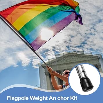 Flagpole Weights for Wind Rubber Hardware Stainless Steel Mooring