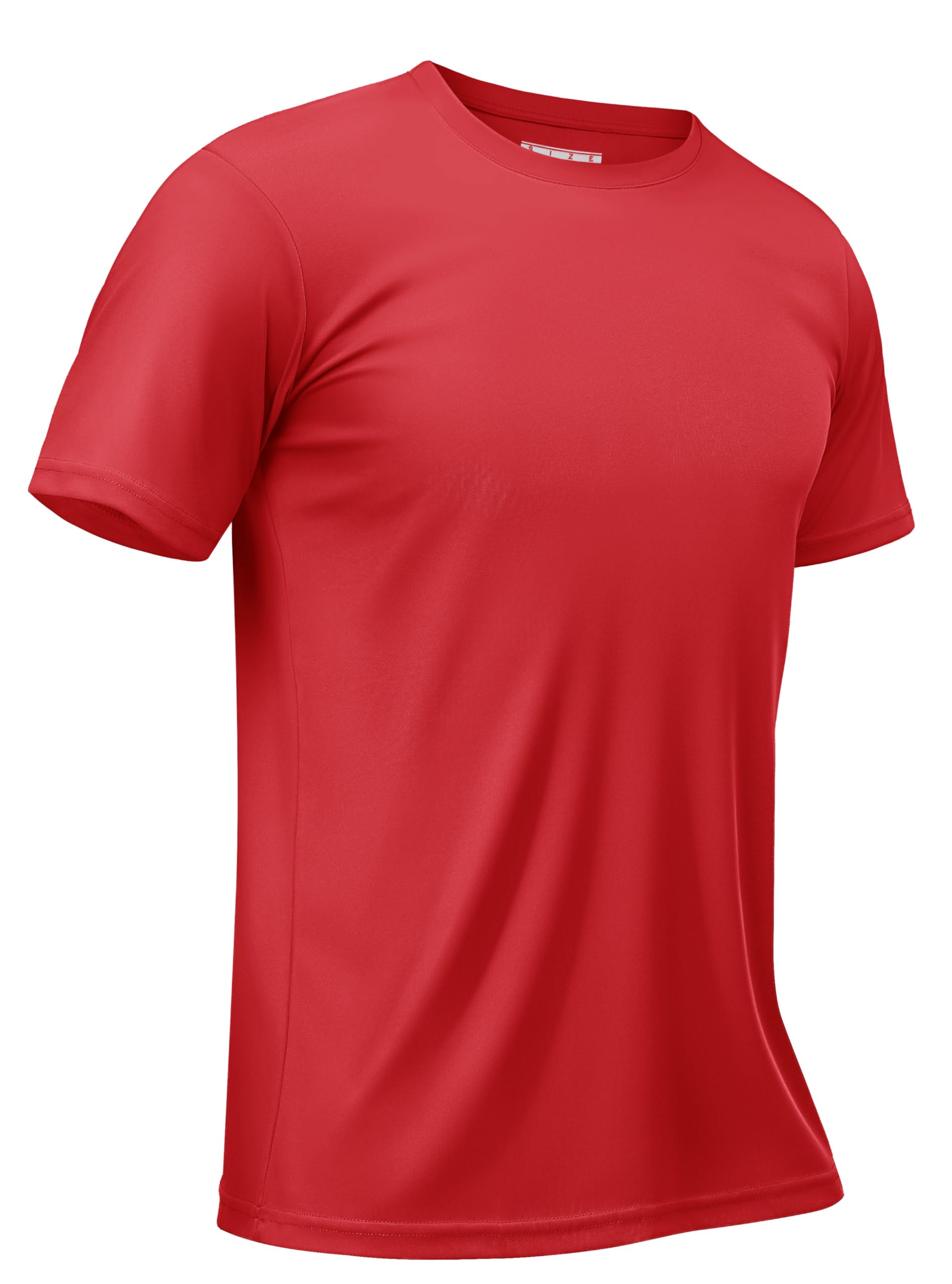 TACVASEN Mens Athletic Short Sleeve T-shirts Quick Dry Fit Workout Sun Protection Swim Shirts Running Rash Guard UPF50+