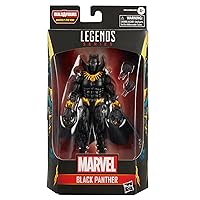 Vista 2 de Marvel Legends Series Black Panther, Figura de acción coleccionable de Comics de 6 pulgadas