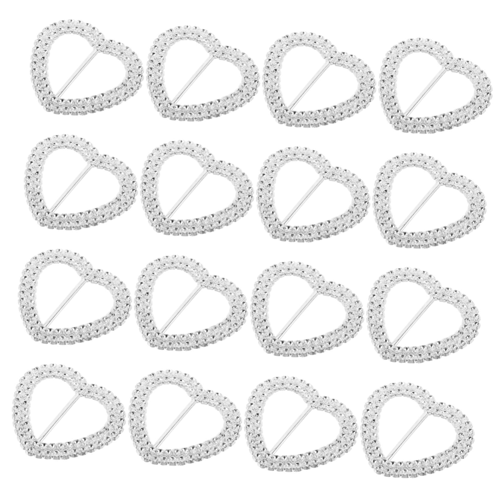 Clips coulissants pour ourlets et rubans ajustables avec strass brillants
