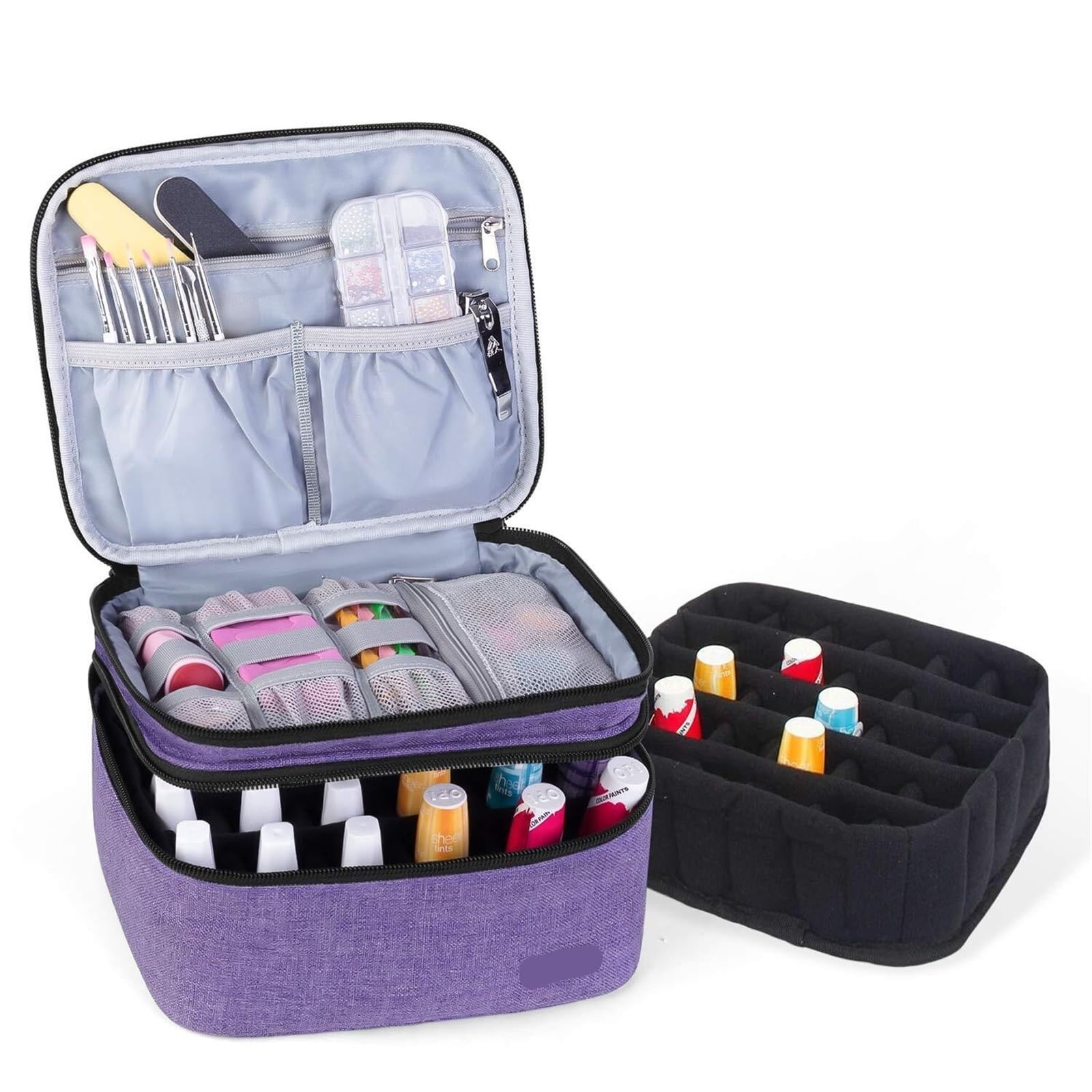 Lakiery Paznokci Etui Na 30 Butelek Lakieru Do Paznokci Zestawu Manicure Organizer Zaopatrzenie