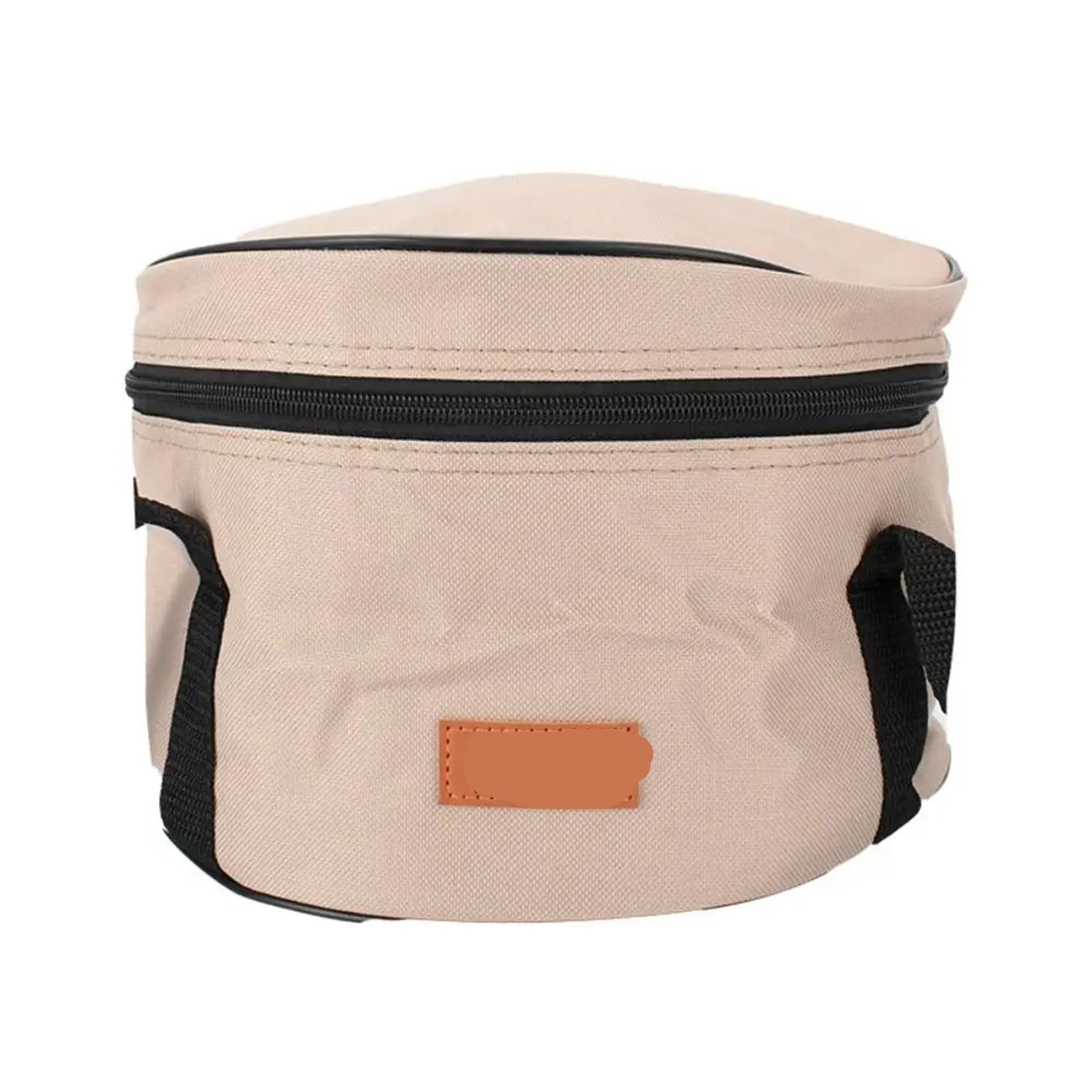 Camping Cookware Organizer Bag Borsa portaoggetti rotonda da campeggio, cestino da picnic portatile(Gray)