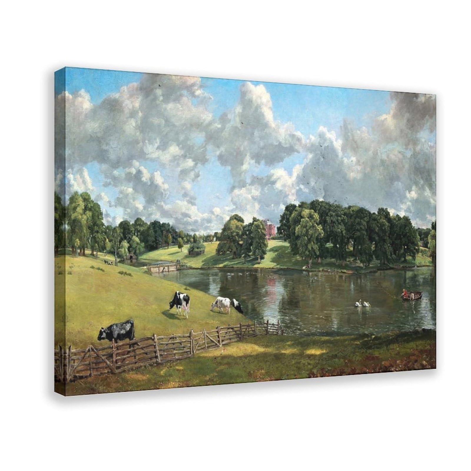 Impression toile Wivenhoe Park John Constable tableau suspendu histoire d'art - 8