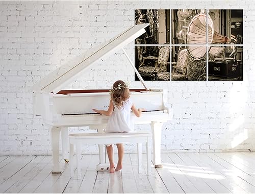 Miniatura 4 de JBER Art Acoustic Panels Decorative, 6 Pack Acoustic Panels Art for Wall Decoration with Self Adhesive, Suitable for Recording Studio, Home