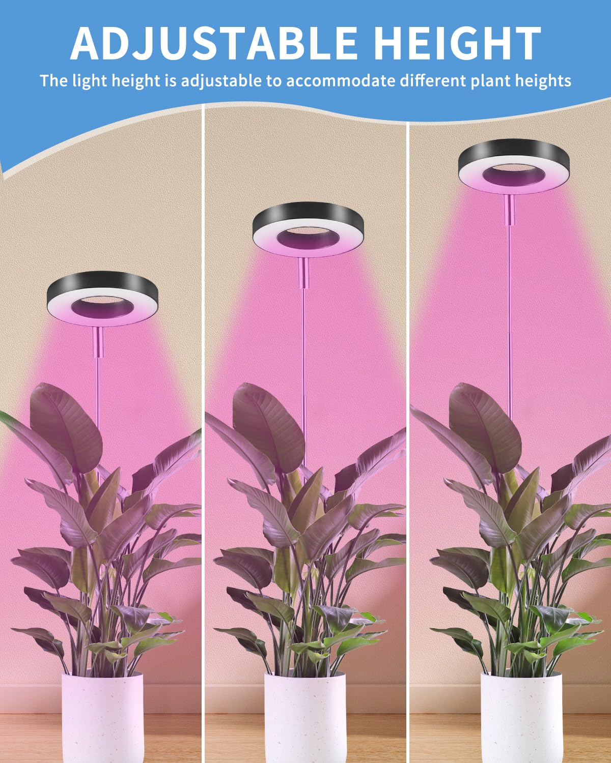 Plant Grow Light Strip Full Spectrum USB LED-lamp voor Doe-het-zelf Hydrocultuur Kweektent (Waterbestendig