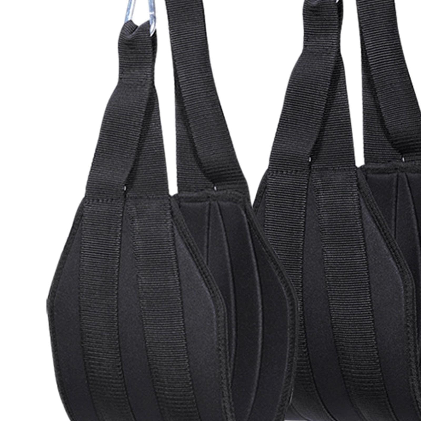 2 Piezas Correas de Entrenamiento Abdominal Correas de Ejercicio para Levantamiento de Piernas Brazaletes para Barra Pull Up Accesorios de Soporte Par