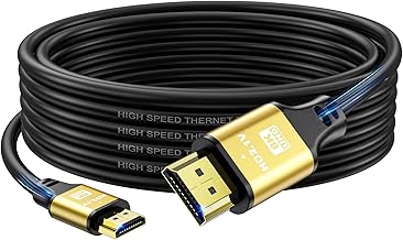 4K HDMI Cable 7 m, High Speed 2.0 HDMI Cable 4K@60Hz 18Gbps, Ultra HD, Ethernet Audio Return, Video 4K, 1080p, 3D, Arc, HDR Compatible with Xbox, PS5/PS4, TV, Blu-ray, Laptop etc