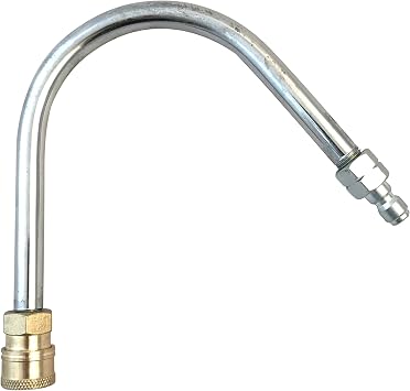 Pressure Washer Gutter and Drain Cleaning Lance, 1/4 inch quick connect male by EquipMaxx