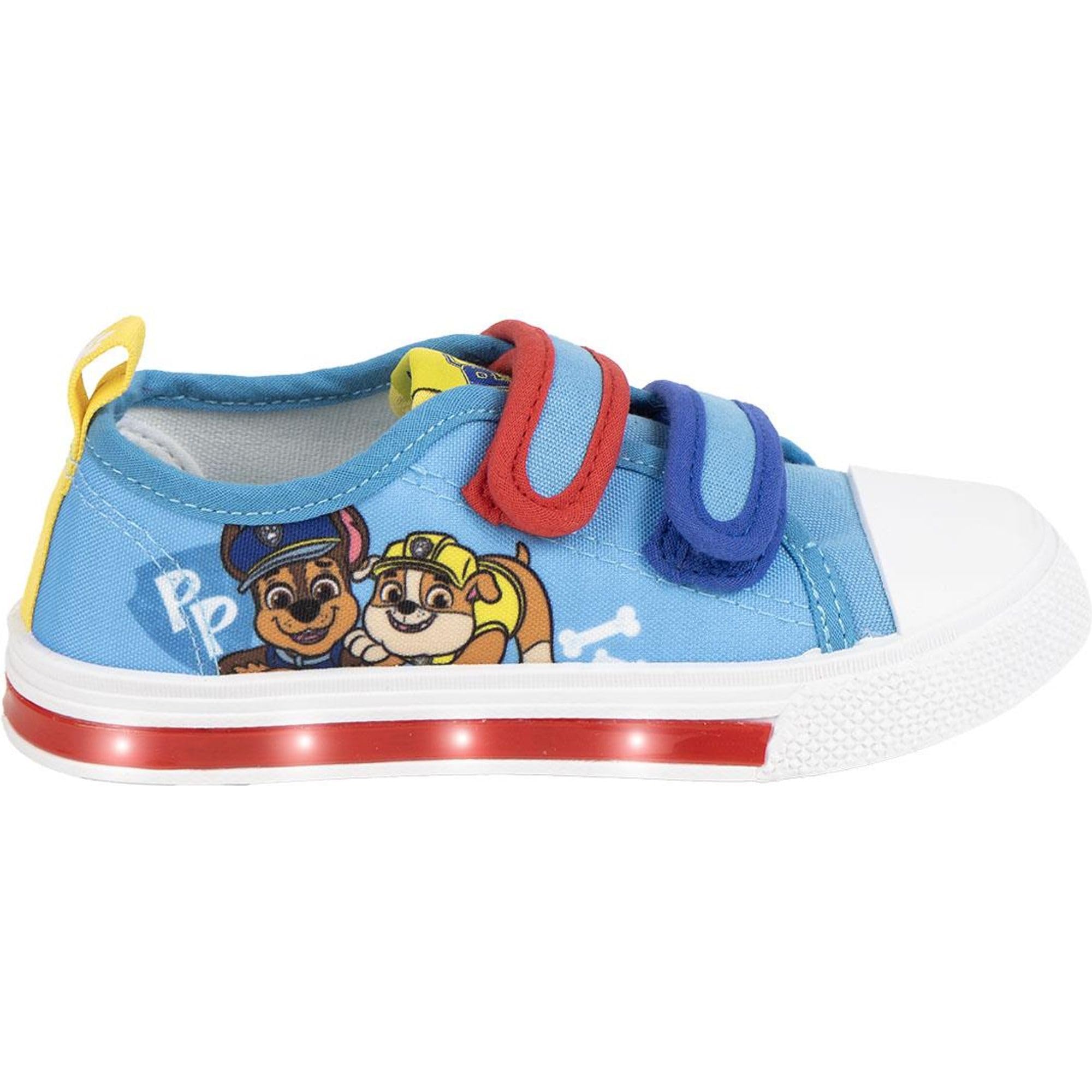 The Paw Patrol Zapatillas Casual with LED Azul, Unisex-Adult Sneakers, Multicoloured, Medium, Multi-Coloured, Medium