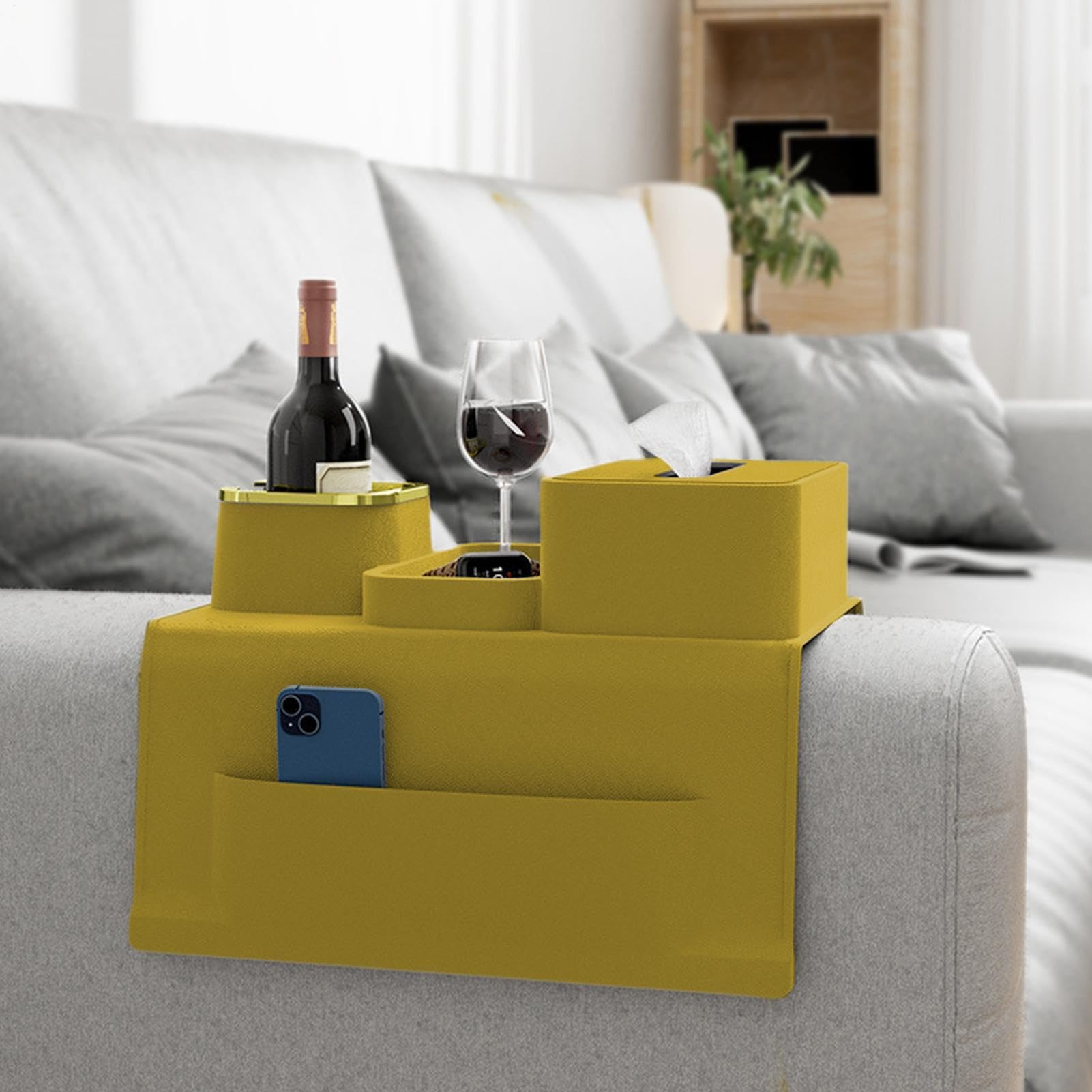 Silikon-Getränkehalter für Sofa-Arme: Flexibles Sofa, Getränkehalter mit