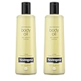 Body Oil Light Sesame Formula, Twin Pack of 16 fl oz, Radiant Glow Moisturizer for Dry Skin, Bath & Shower Oil For Smooth and Hydrated Skin