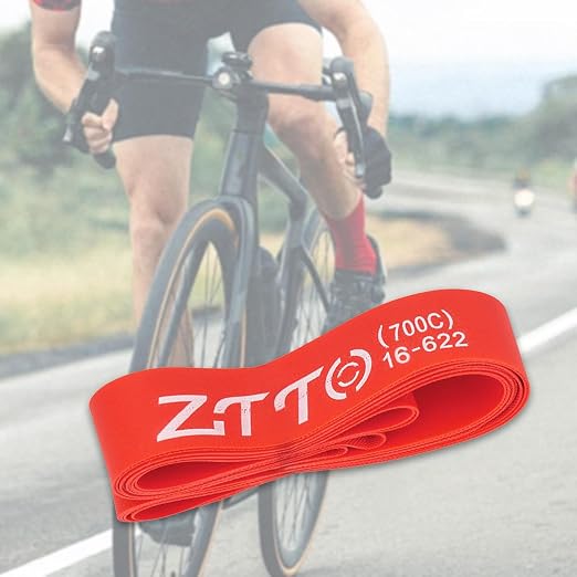 2 cintas de llanta de nylon resistentes a pinchazos para bicicleta miniatura 7