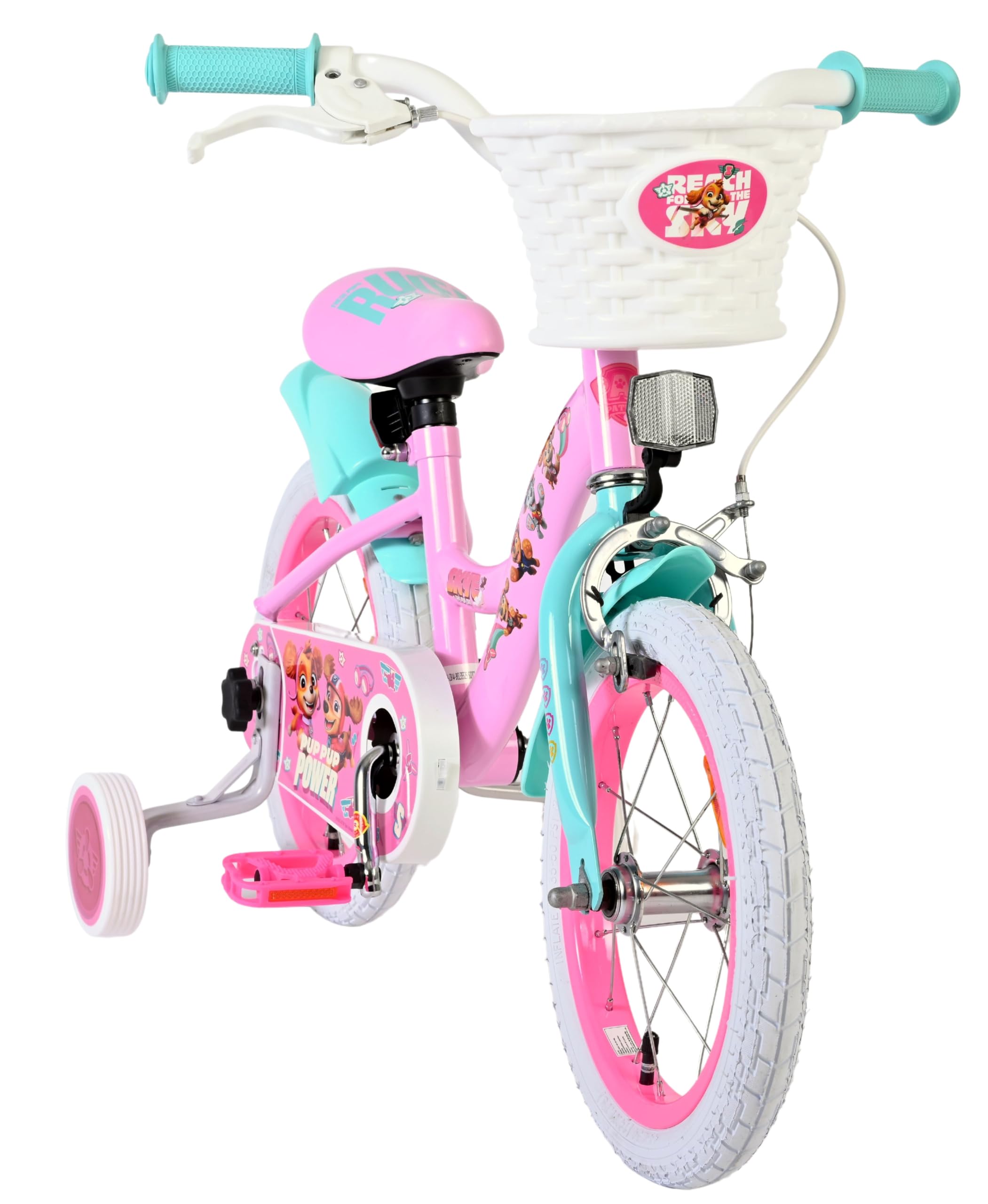 Paw Patrol Bicicletta per bambini – Bambina – 14 pollici – Rosa