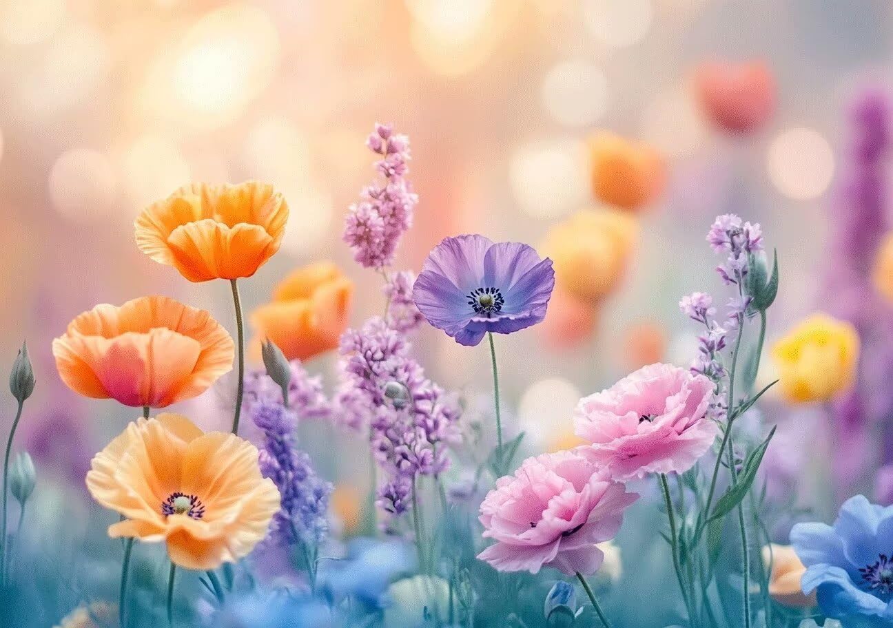 Blumen-Puzzle Für Erwachsene – 1000 Teile, Mother's Day Motiv, Fertige Größe 50x70 Cm