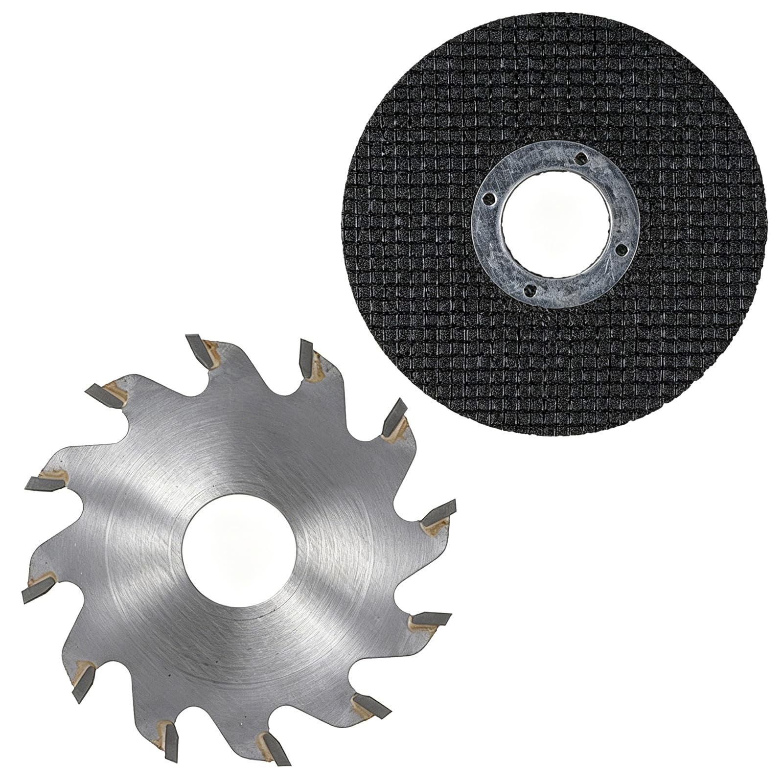 4 Lame Circolari da 60 mm, Mini Ruota di Ricambio Multifunzionale per Sega da Tavolo, Lamas Sottile HSS + Lama per Lavorazione Del Legno + Lama In Resina + Diamantata, Foro da 16 mm (5/8")