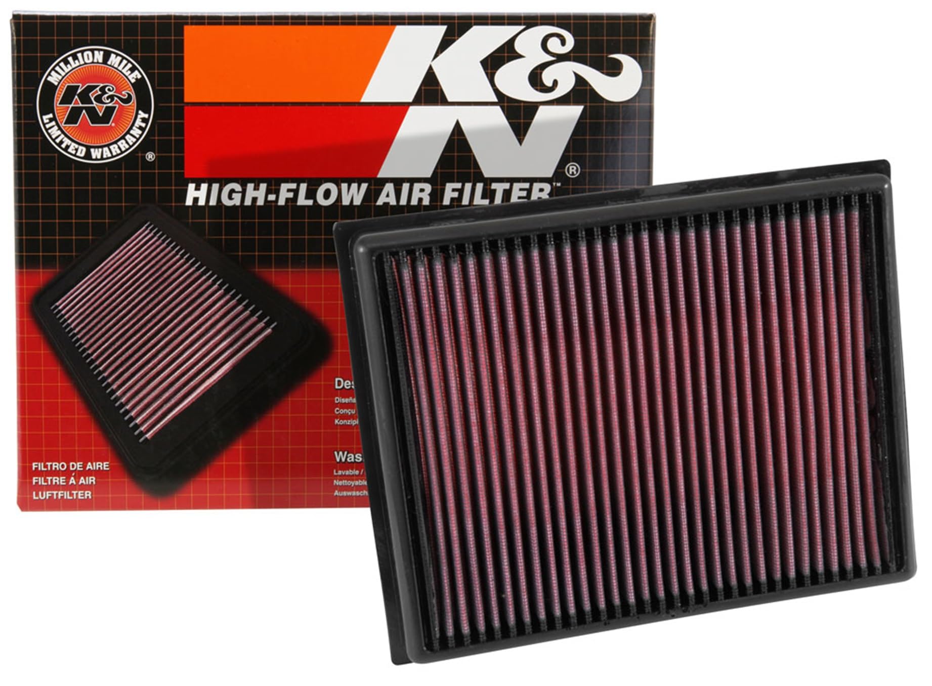 K&N 33-2793 Filtro de Aire Coche
