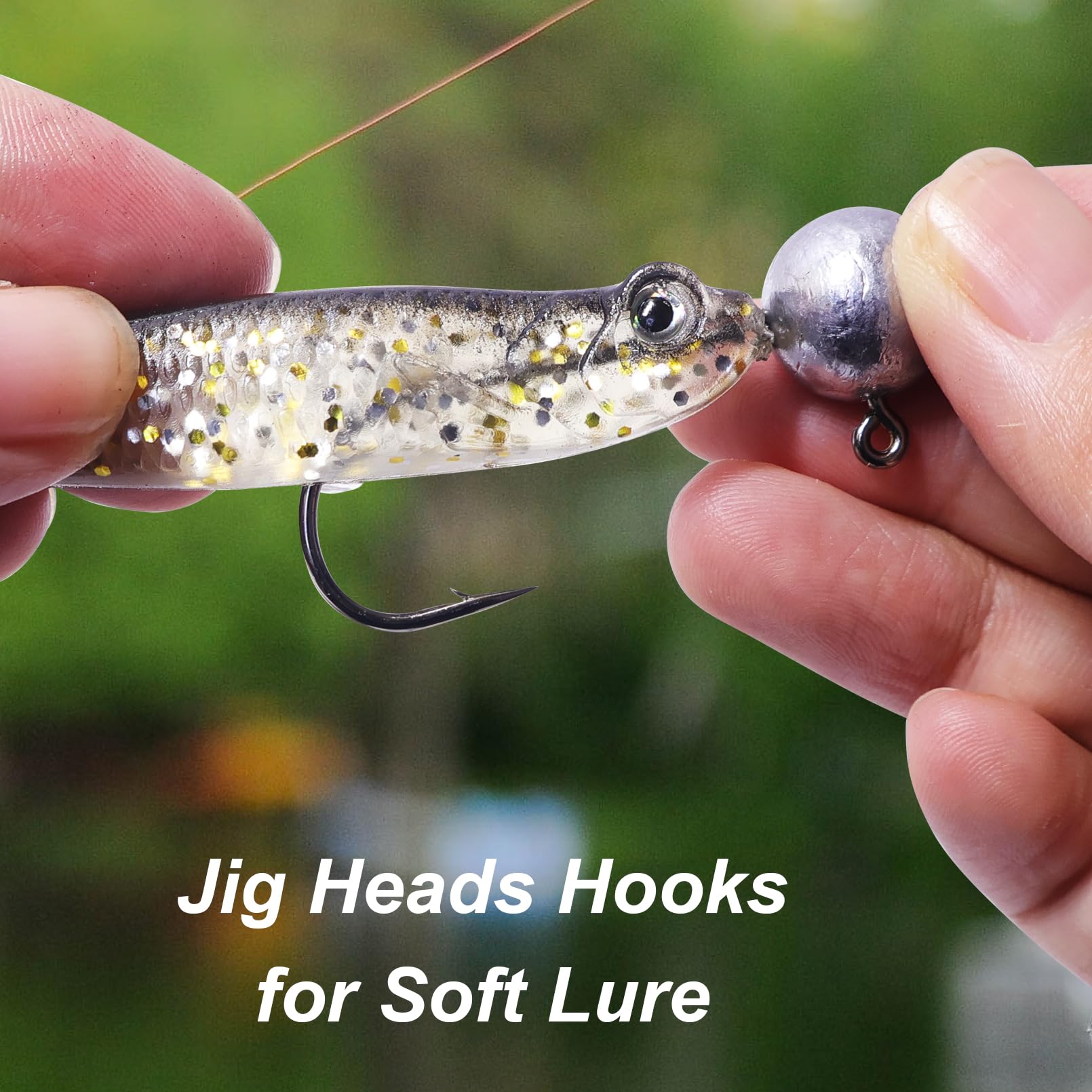Juego de 30 anzuelos afilados para peces de goma, varios pesos, adecuados para agua dulce y salada, ideal para percas, luciopercas y peces depredadores (3,5 – 15 g)