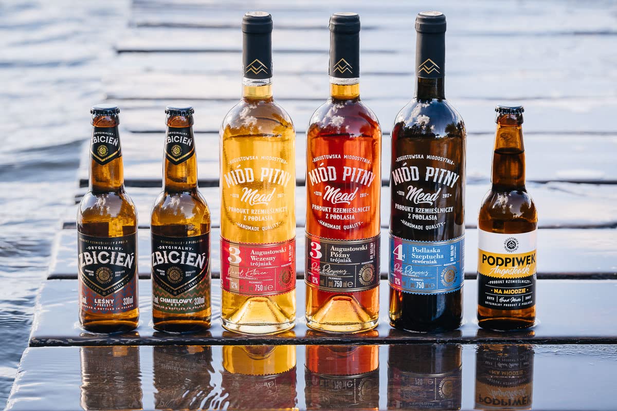Apfel Honigwein Met 0,75 L | 12 vol.% | aus Polen Metwein Mead Honig Wein süß.