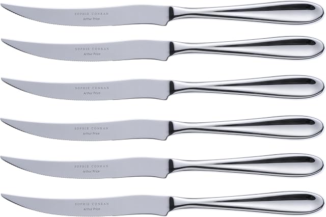 Sophie Conran Rivelin by Arthur Price ZSCR0841 Boxed Steak Knives (Set of 6)