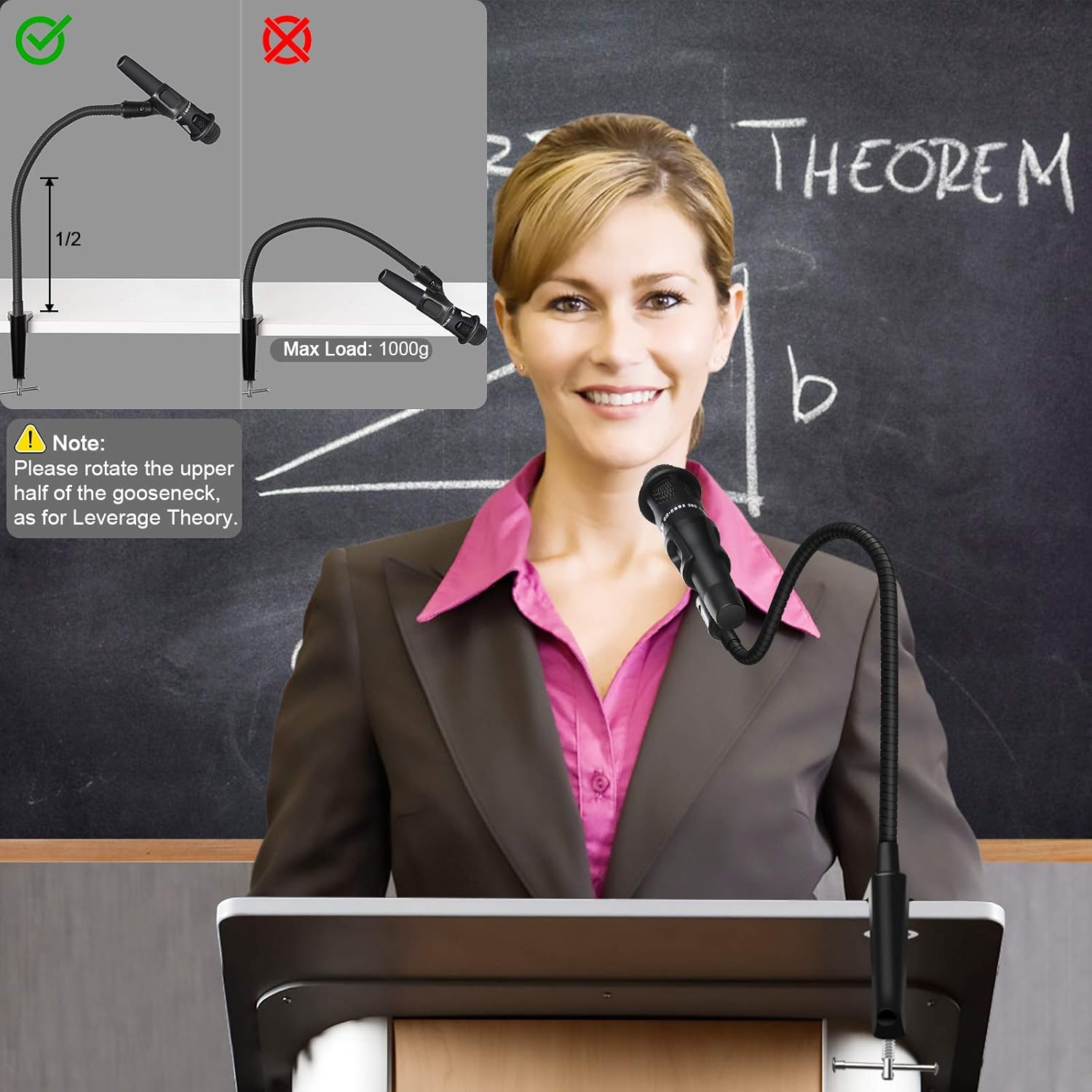 Blасk Frіdау Clеаrаnсе ZealSound Microphone Arm Stand, Adjustable Universal Gooseneck Desktop Mic Stand, 3/8 to 5/8 Adapter, Mic Clip Holer, Upgraded Heavy Duty Clamp for Blue Yeti Snowball Ice and Other Mics-19inch Tесh Dеаlѕ 🔥 ZealSound Microphone Arm Stand, Adjustable Universal Gooseneck Desktop Mic Stand, 3/8 to 5/8 Adapter, Mic Clip Holer, Upgraded Heavy Duty Clamp for Blue Yeti Snowball Ice and Other Mics-19inch