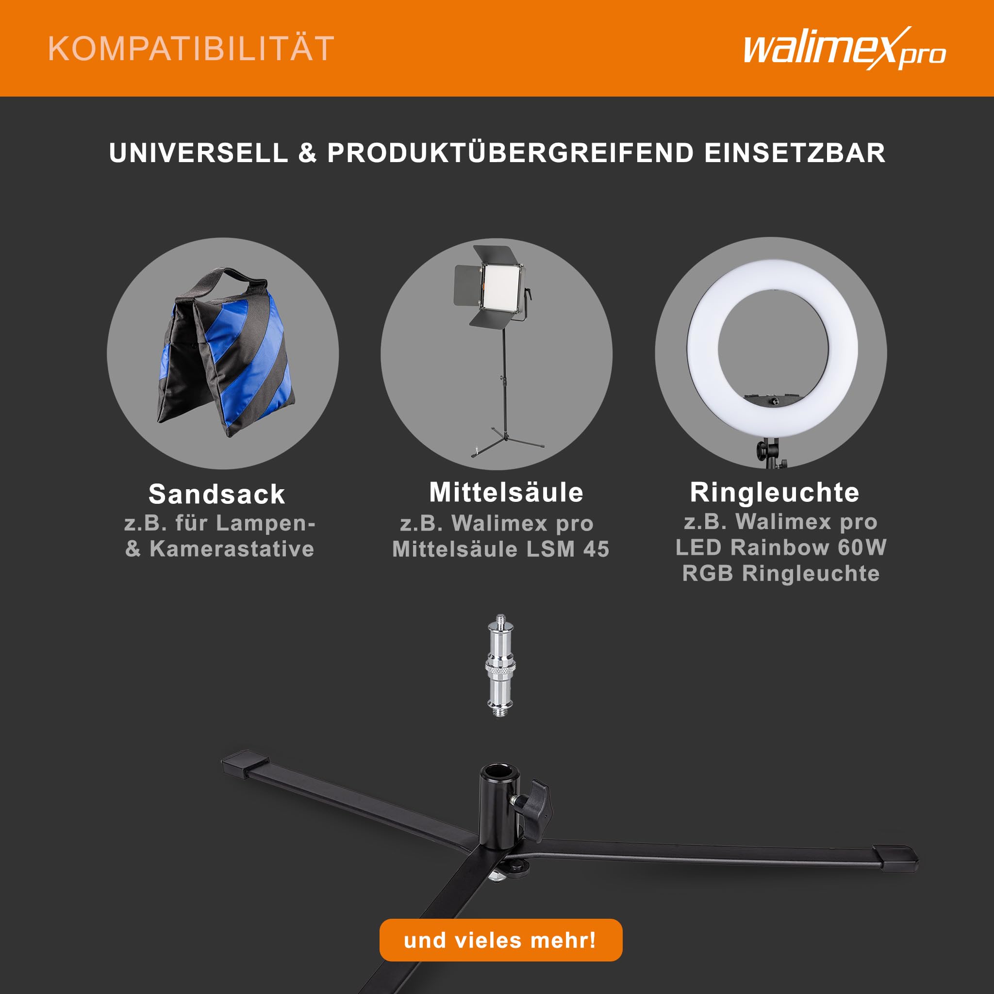 Walimex Lampenbodenstativ