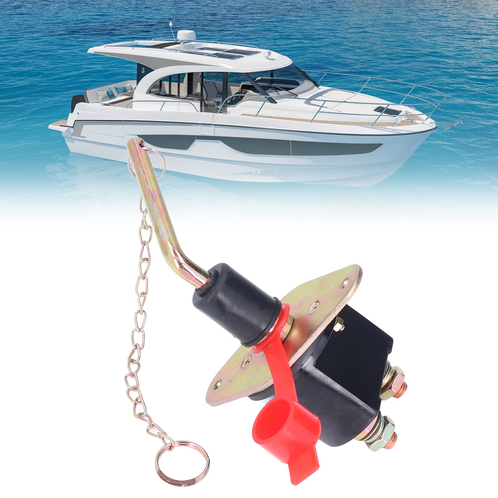 Interruttore stacca batteria, interruttore staccabatteria 300A di sicurezza 12-24V universale per camion per yacht per